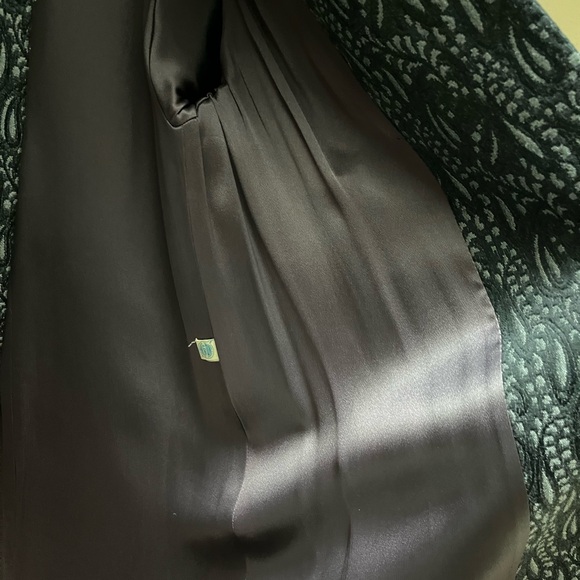 COPY - VTG Golet Brocade Womens Coat Classic Fit Natural Mink Collar - Picture 12 of 14